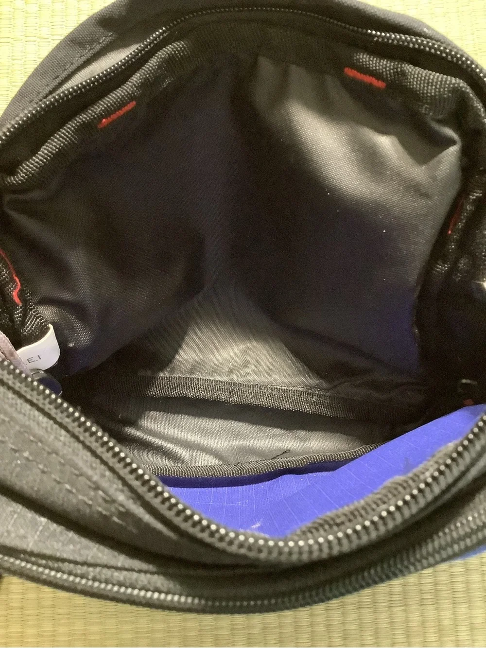 Vintage REI Co-op Fanny Pack Black Blue Utility Bag Travel Hiking